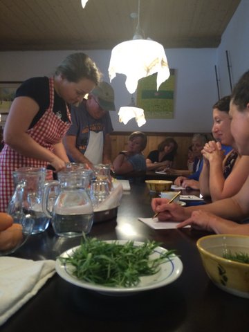 Slovenia 2016 - Cooking Class at the Kunstelj