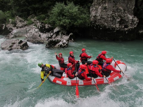 Slovenia 2016 - Rafting the Soca River